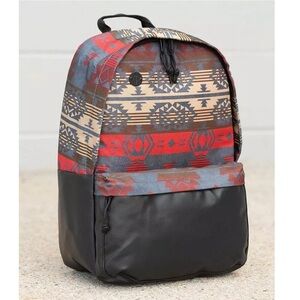 FOCUS SPACE Aztec  print backpack